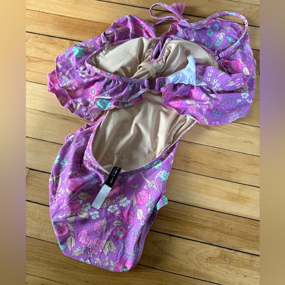Spell & the Gypsy Collective flower child drill one piece swimsuit - Picture 9 of 11